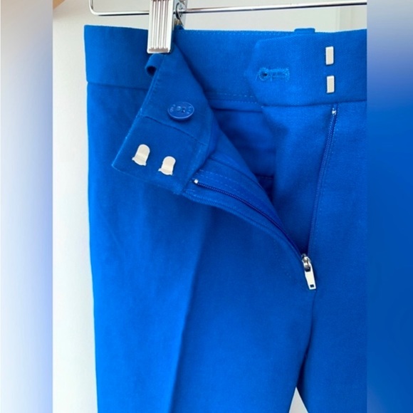 ❗️CLEAROUT❗️NWT! GAP blue mid rise flattering BiStretch slim PANTS -Sz 00 Reg - Picture 8 of 9